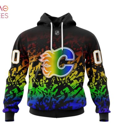 Calgary Flames, Specialized New Pride Jersey 3D Hoodie