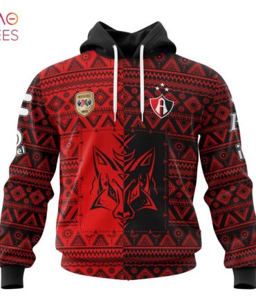 Liga Mx Atlas, Specialized Team Jersey With Aztec Design 3D Hoodie Limited Edition
