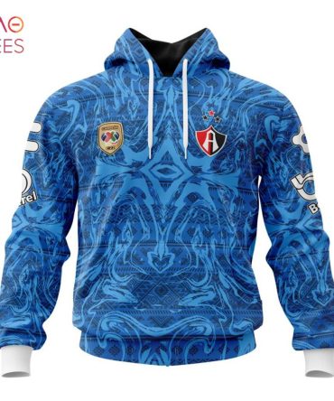 Liga Mx Atlas, Specialized Team Jersey With Aztec Design 3D Hoodie