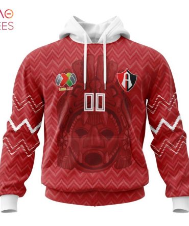 Liga Mx Atlas, Specialized Team Jersey With Maya Design 3D Hoodie