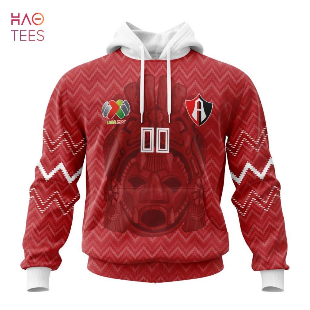 Liga Mx Atlas, Specialized Team Jersey With Maya Design 3D Hoodie