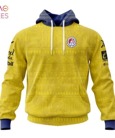 Liga Mx Atlético San Luis, Specialized Team Jersey With Aztec Design 3D Hoodie