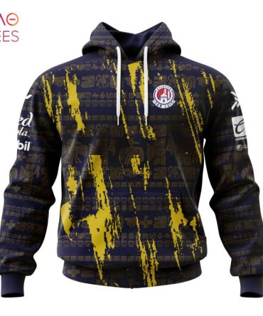 Liga Mx Atlético San Luis, Specialized Team Jersey With Aztec Design 3D Hoodie Pod Design