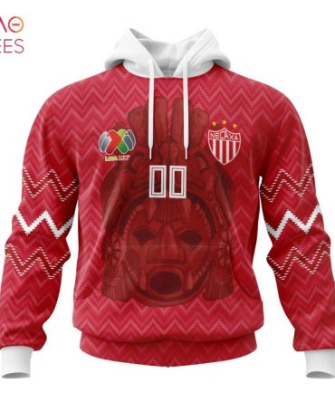 Liga Mx Club Necaxa, Specialized Team Jersey With Maya Design 3D Hoodie