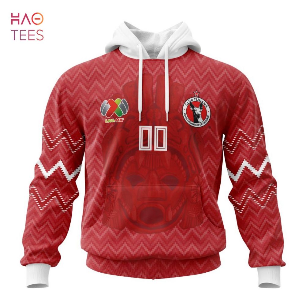 Liga Mx Club Tijuana, Specialized Team Jersey With Maya Design 3D Hoodie