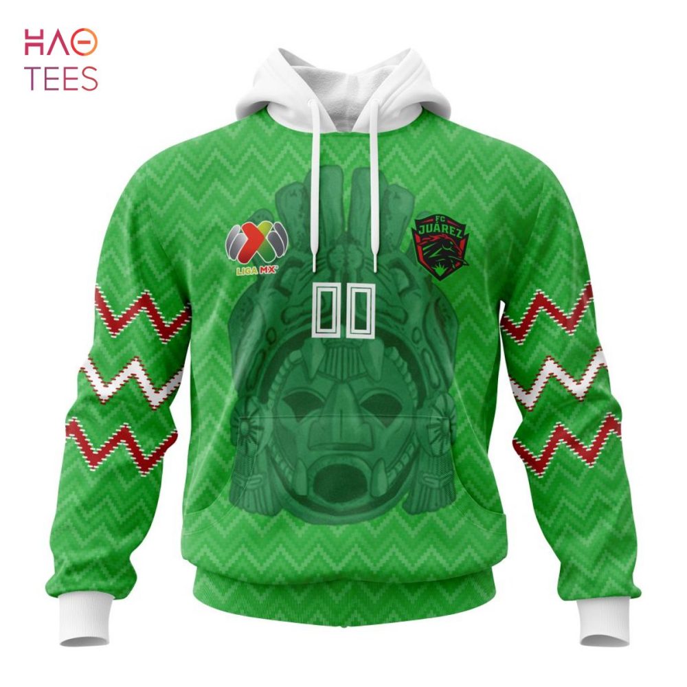 Liga Mx Fc Juárez, Specialized Team Jersey With Maya Design 3D Hoodie