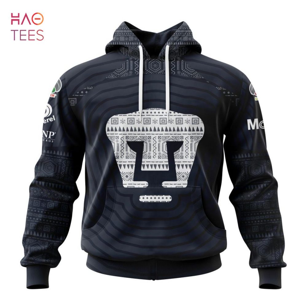 Liga Mx Pumas Unam, Specialized Team Jersey With Aztec Design 3D Hoodie Limited Edition