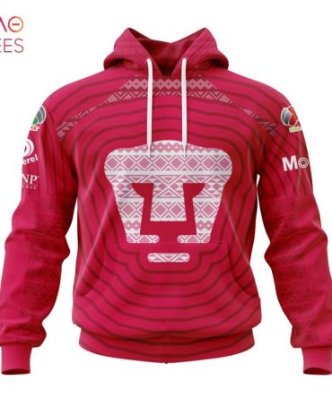Liga Mx Pumas Unam, Specialized Team Jersey With Aztec Design 3D Hoodie