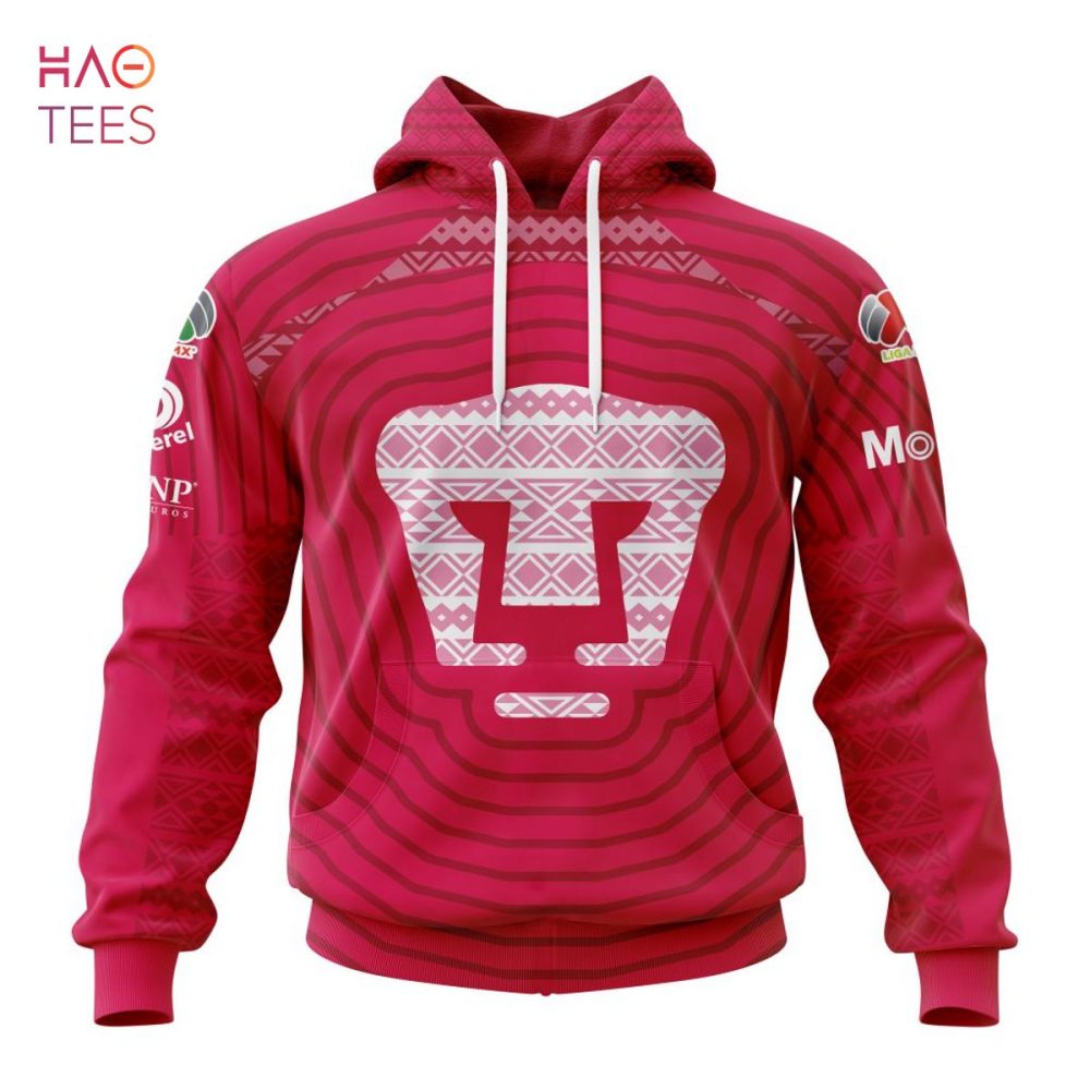 Liga Mx Pumas Unam, Specialized Team Jersey With Aztec Design 3D Hoodie