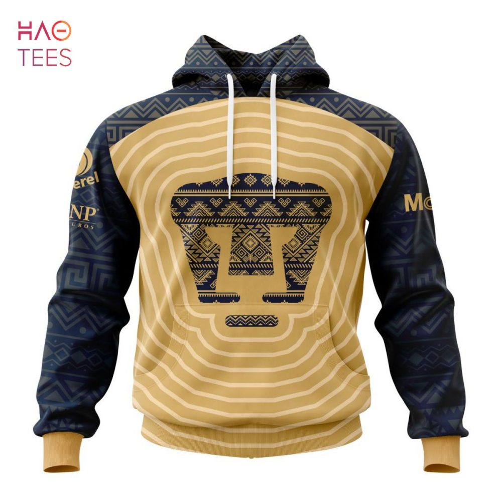 Liga Mx Pumas Unam, Specialized Team Jersey With Aztec Design 3D Hoodie Trend