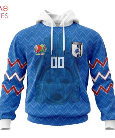 Liga Mx Querétaro F.C, Specialized Team Jersey With Maya Design 3D Hoodie