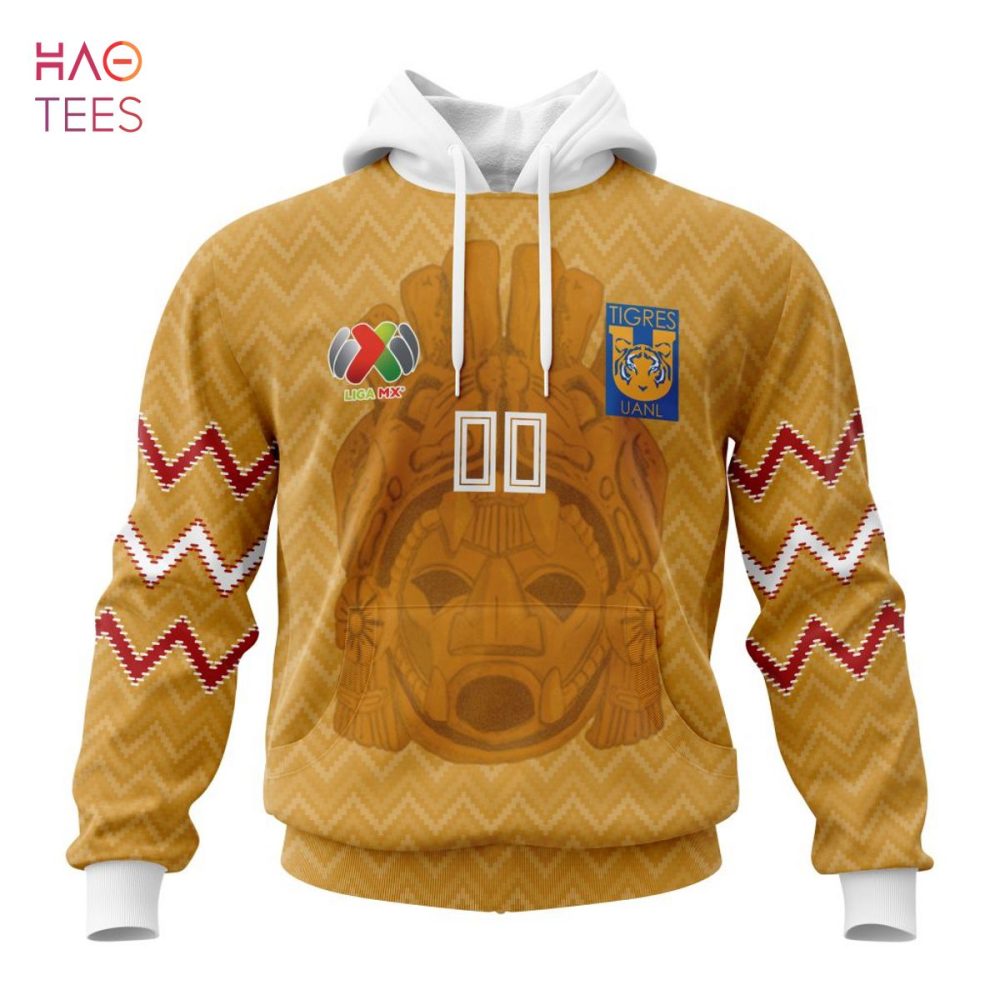 Liga Mx Tigres Uanl, Specialized Team Jersey With Maya Design 3D Hoodie