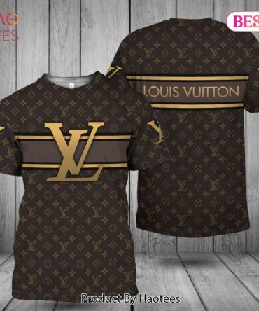 Louis Vuitton Logo Basic Horizontal Line 3D T-Shirt Limited Edition