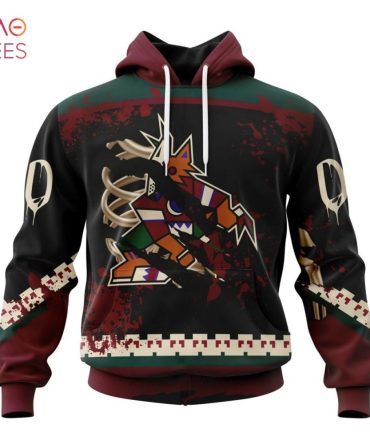 Nhl Arizona Coyotes, Specialized Design Jersey With Your Ribs For Halloween 3D Hoodie