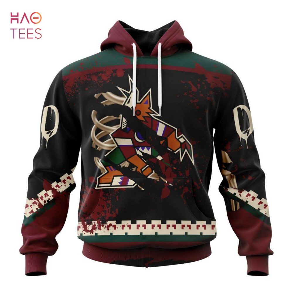 Nhl Arizona Coyotes, Specialized Design Jersey With Your Ribs For Halloween 3D Hoodie