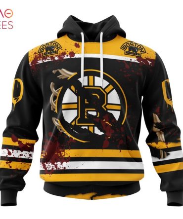Nhl Boston Bruins Specialized Design Jersey With Your Ribs For Halloween 3D Hoodie