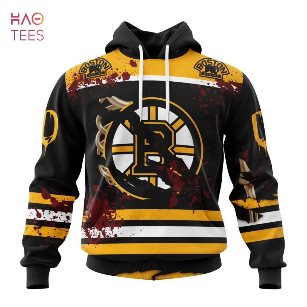 Nhl Boston Bruins Specialized Design Jersey With Your Ribs For Halloween 3D Hoodie