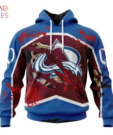 Nhl Colorado Avalanche, Specialized Design Jersey With Your Ribs For Halloween 3D Hoodie
