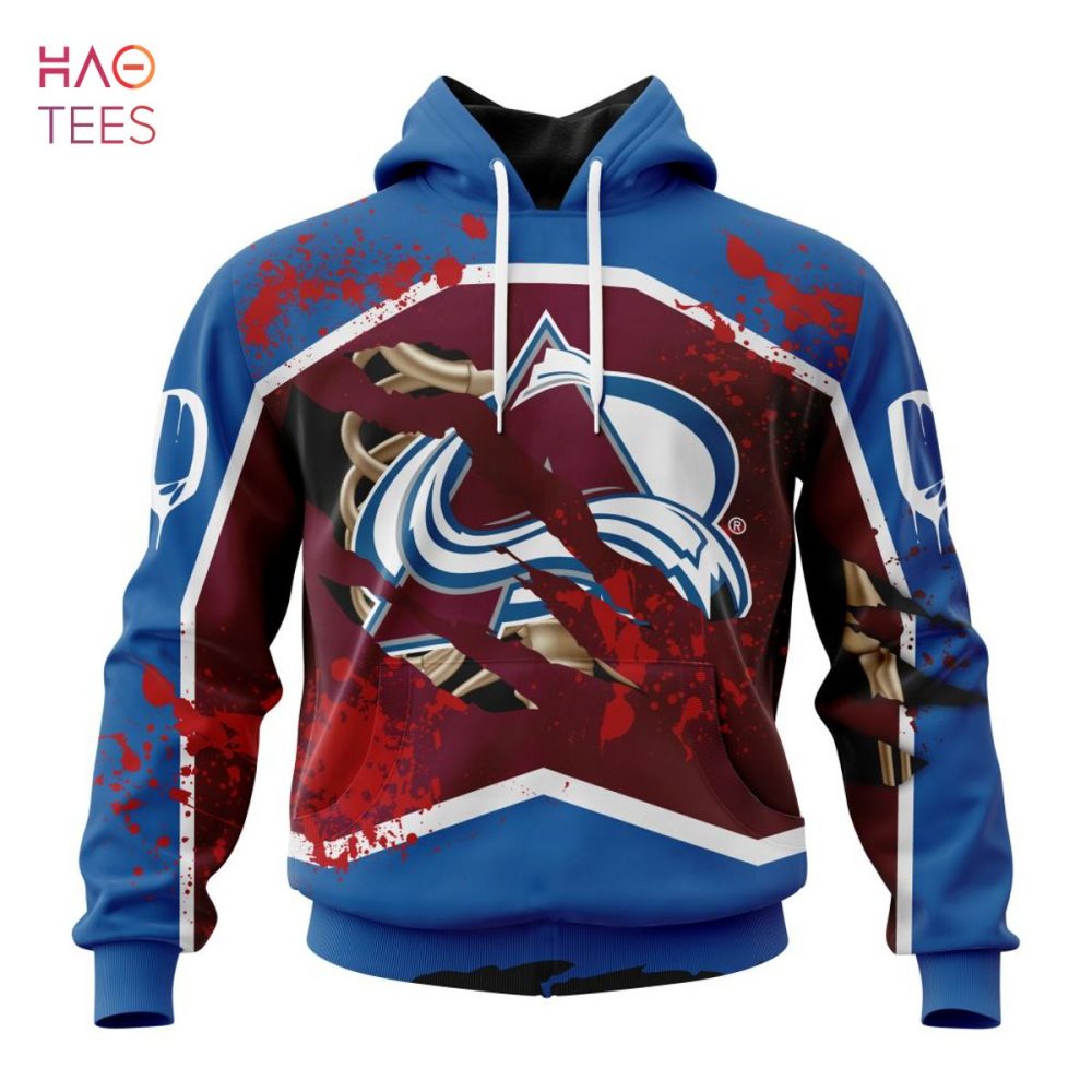 Nhl Colorado Avalanche, Specialized Design Jersey With Your Ribs For Halloween 3D Hoodie