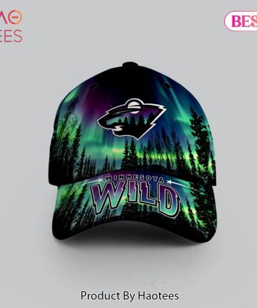 Nhl Minnesota Wild Special Design With Northern Lights Classic Cap Hoodie