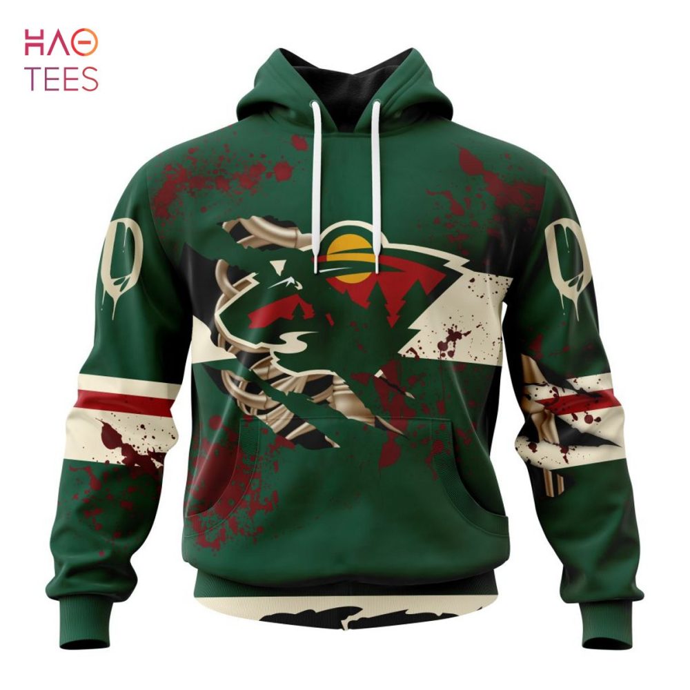 Nhl Minnesota Wild, Specialized Design Jersey With Your Ribs For Halloween 3D Hoodie