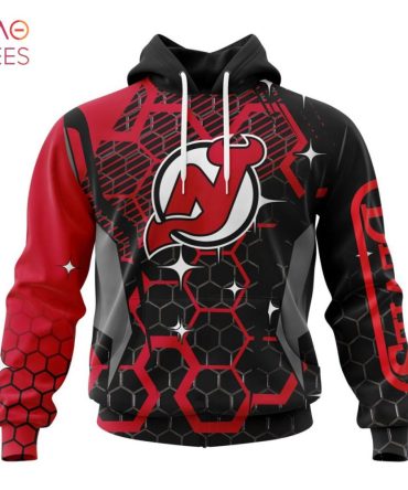 Nhl New Jersey Devils, Specialized Design With Motocross Syle 3D Hoodie