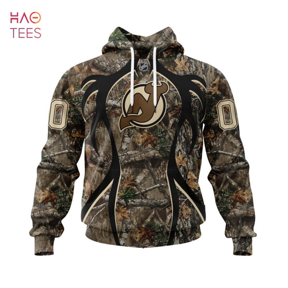 Nhl New Jersey Devils, Specialized Hunting Realtree Camo St2202 3D Hoodie