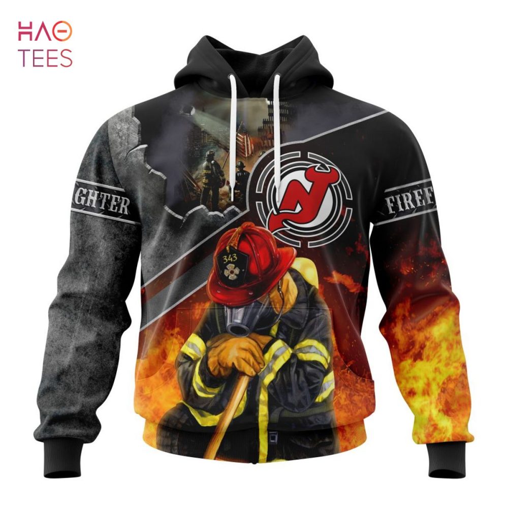 Nhl New Jersey Devils, Specialized Kits To Honor Firefighter In Patriot Day We Will Never Forget 3D Hoodie