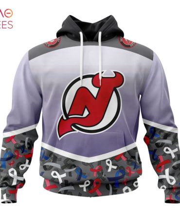 Nhl New Jersey Devils, Specialized Sport Fights Again All Cancer 3D Hoodie
