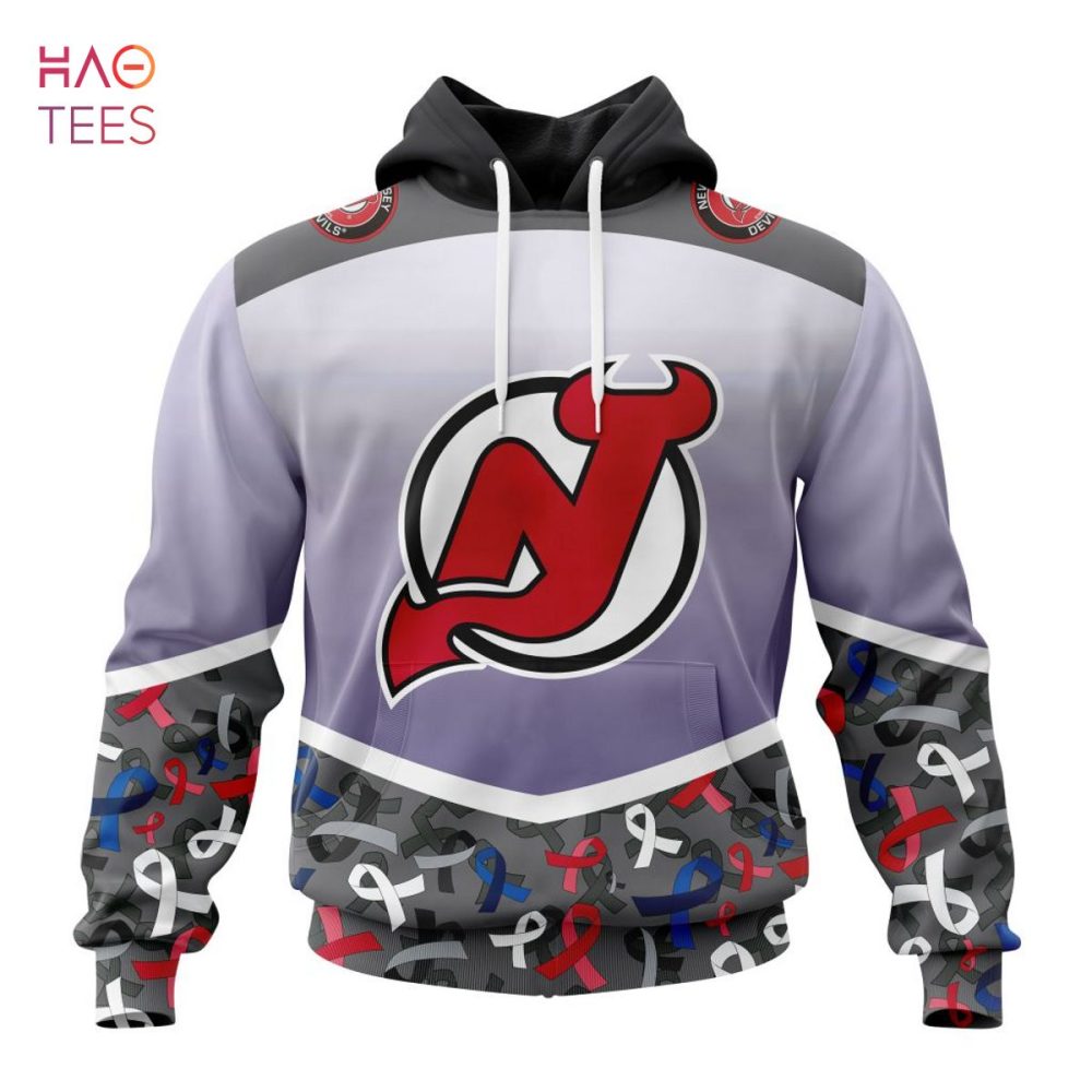 Nhl New Jersey Devils, Specialized Sport Fights Again All Cancer 3D Hoodie