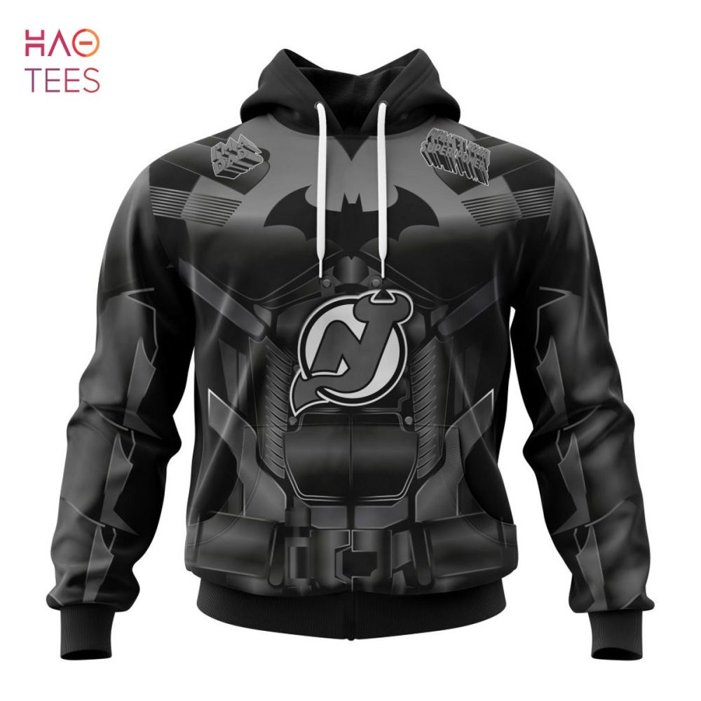 Nhl New Jersey Devils X Batman Specialized Design For Father Day 3D Hoodie