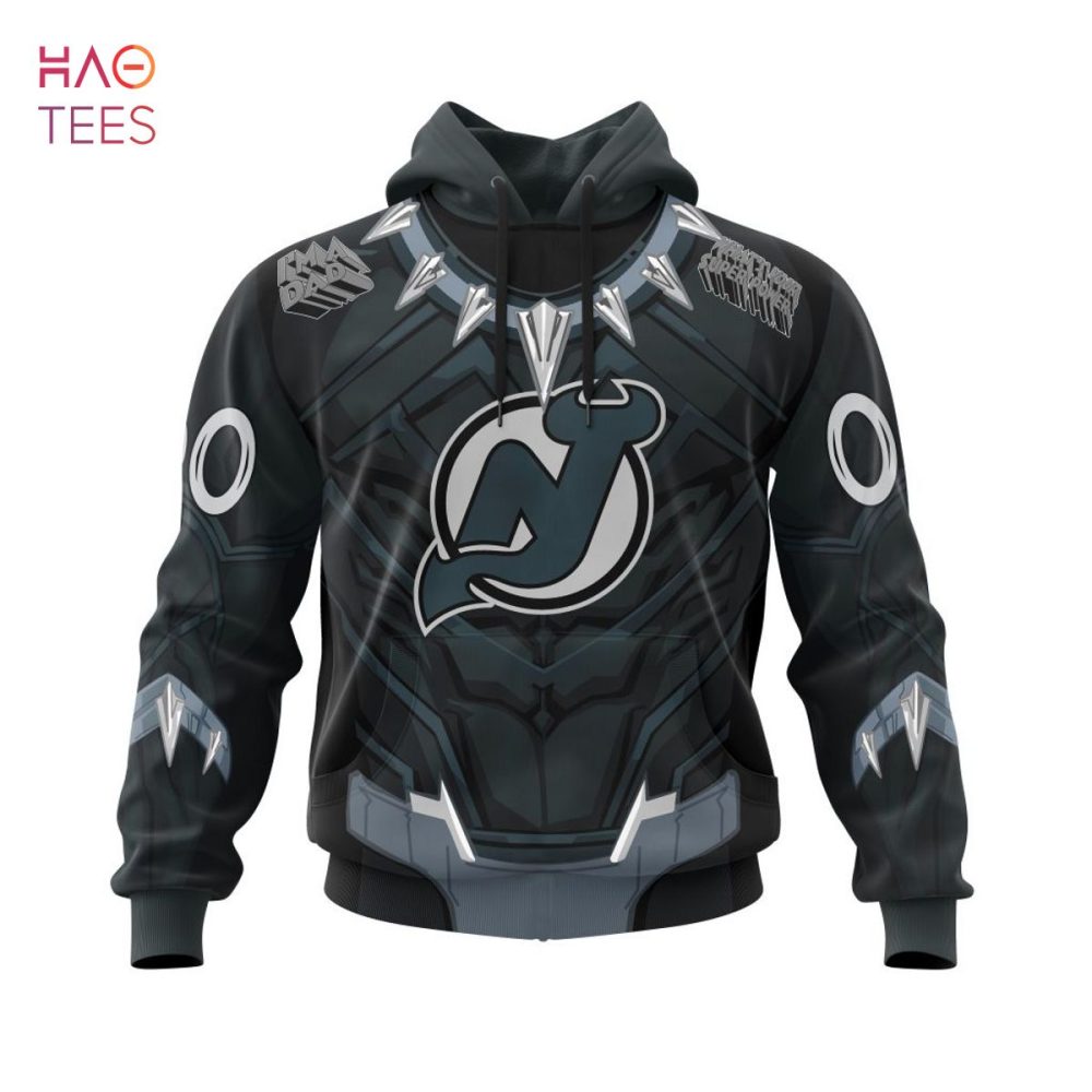 Nhl New Jersey Devils X Black Panther Specialized Design For Father Day 3D Hoodie