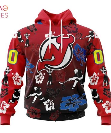 Nhl New Jersey Devils X Hawaii Specialized Design For Hawaiia 3D Hoodie