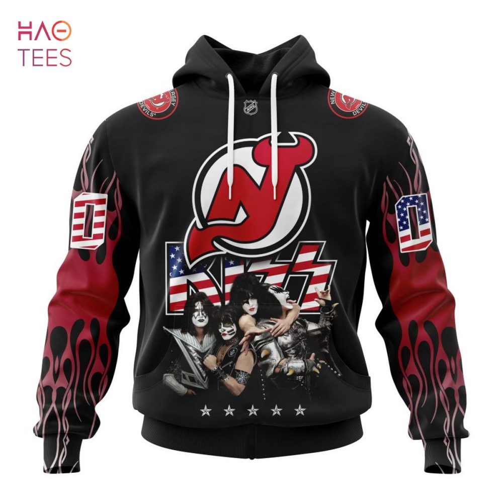 Nhl New Jersey Devils X Kiss Specialized Design 3D Hoodie