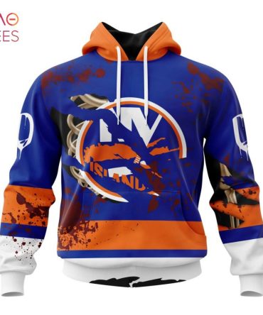 Nhl New York Islanders, Specialized Design Jersey With Your Ribs For Halloween 3D Hoodie