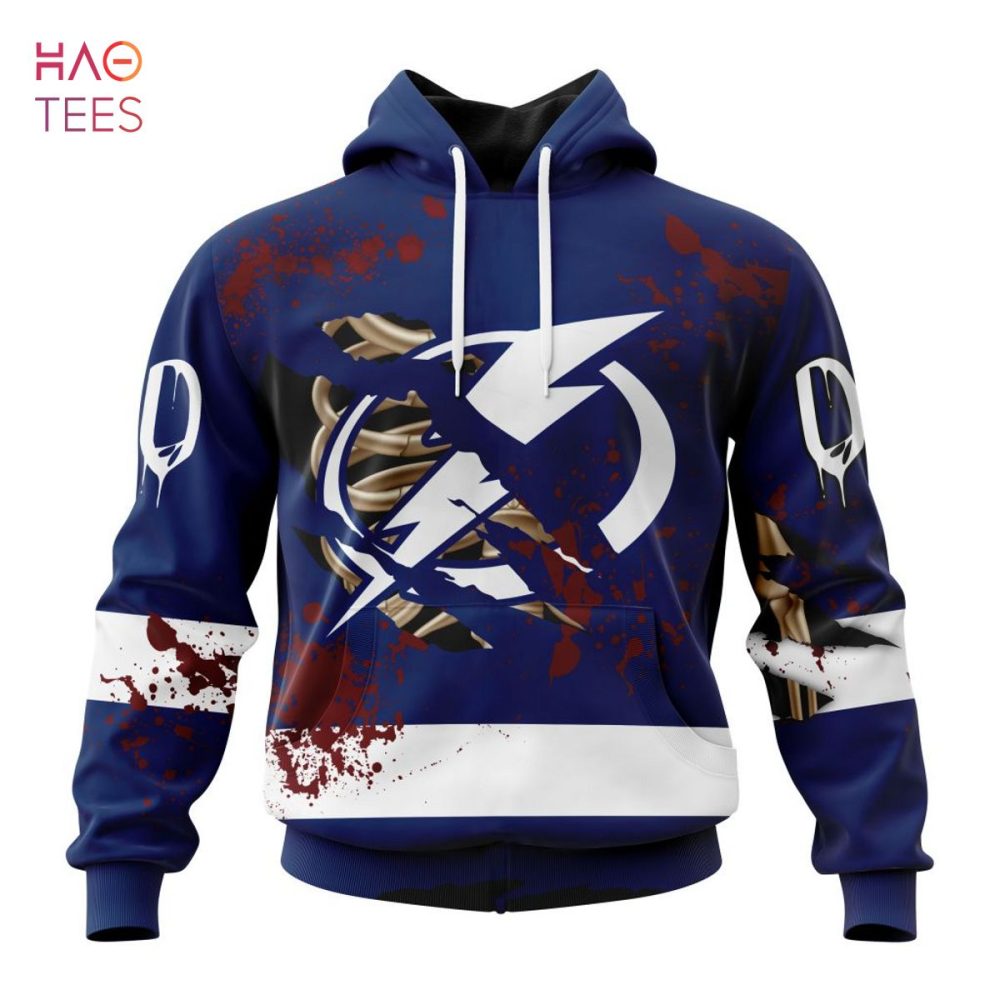 Nhl Tampa Bay Lightning, Specialized Design Jersey With Your Ribs For Halloween 3D Hoodie