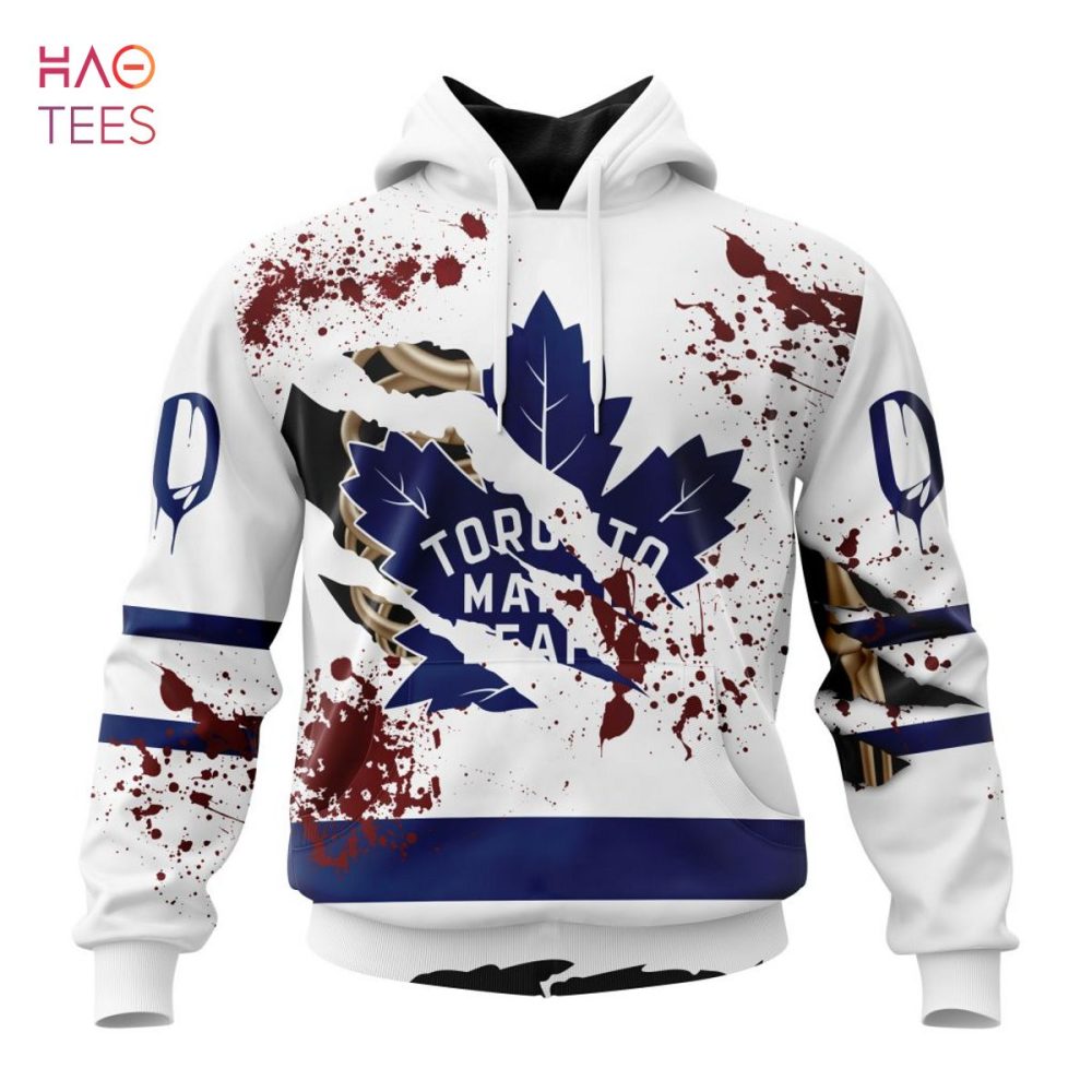 Nhl Toronto Maple Leafs, Specialized Design Jersey With Your Ribs For Halloween 3D Hoodie