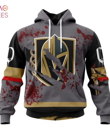 Nhl Vegas Golden Knights, Specialized Design Jersey With Your Ribs For Halloween 3D Hoodie