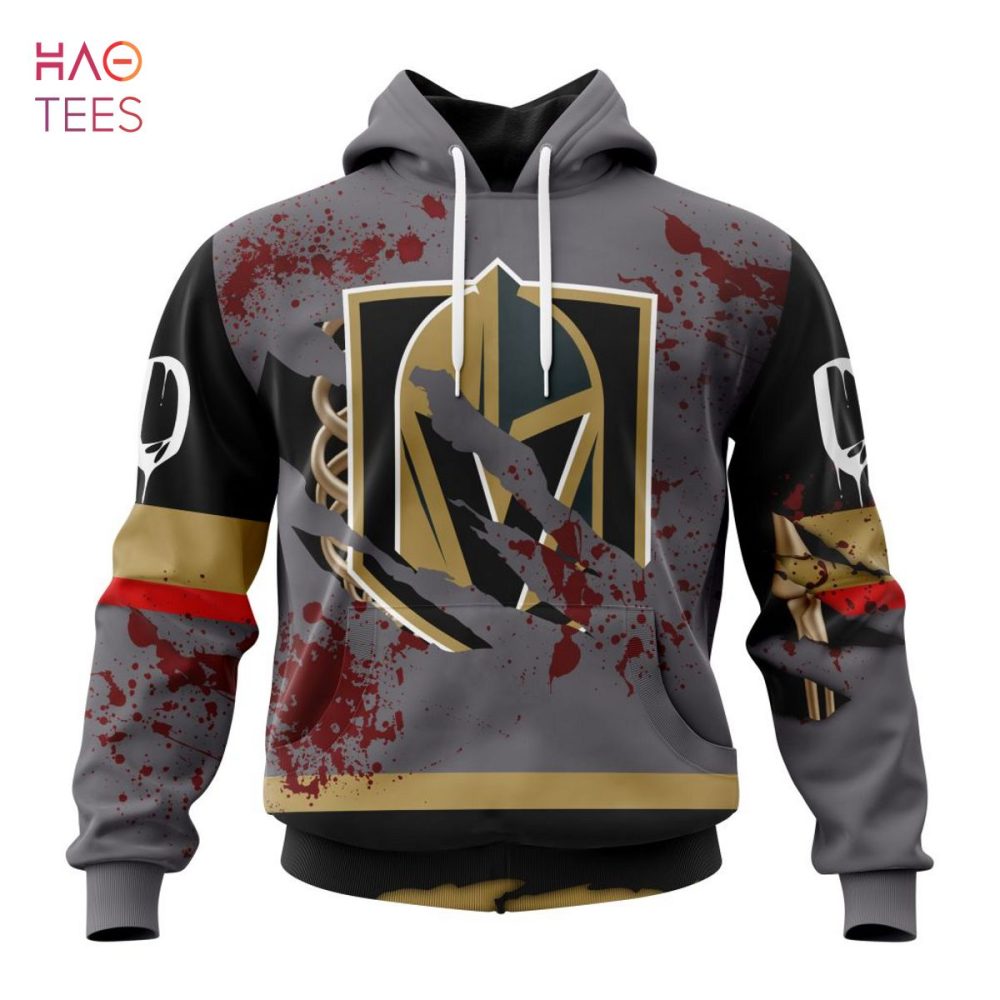 Nhl Vegas Golden Knights, Specialized Design Jersey With Your Ribs For Halloween 3D Hoodie