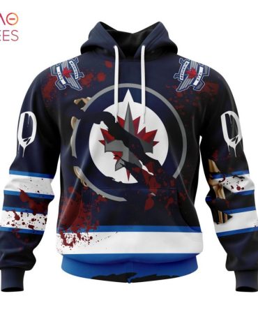 Nhl Winnipeg Jets, Specialized Design Jersey With Your Ribs For Halloween 3D Hoodie