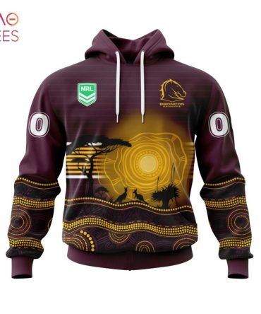 Nrl Brisbane Broncos, Specialized Jersey With Beautiful Australia Nature 3D Hoodie