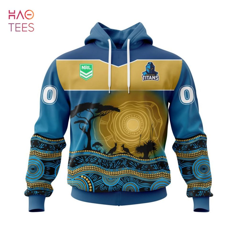 Nrl Gold Coast Titans, Specialized Jersey With Beautiful Australia Nature 3D Hoodie