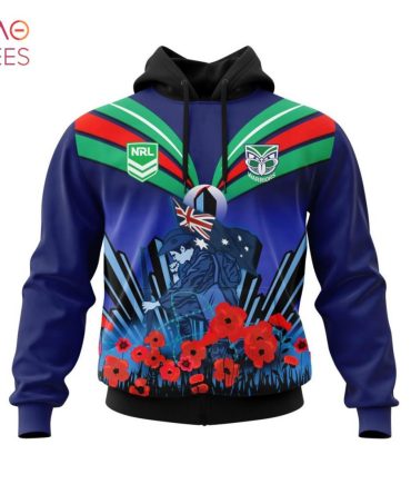 Nrl New Zealand Warriors, Specialized 2022 Anzac Jersey Concepts 3D Hoodie