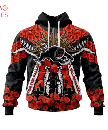 Nrl Penrith Panthers, Specialized 2022 Anzac Jersey Concepts 3D Hoodie Limited Edition