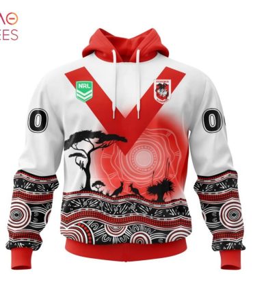 Nrl St. George Illawarra Dragons, Specialized Jersey With Beautiful Australia Nature 3D Hoodie