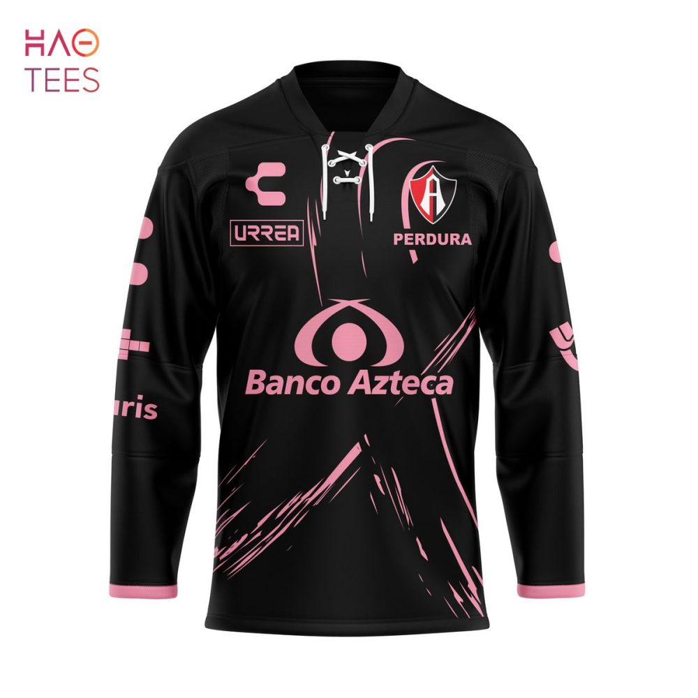 Personalise Club Atlas Charly 2020 21 Breast Cancer Awareness Hockey Jersey – Black Pink 3D Hoodie
