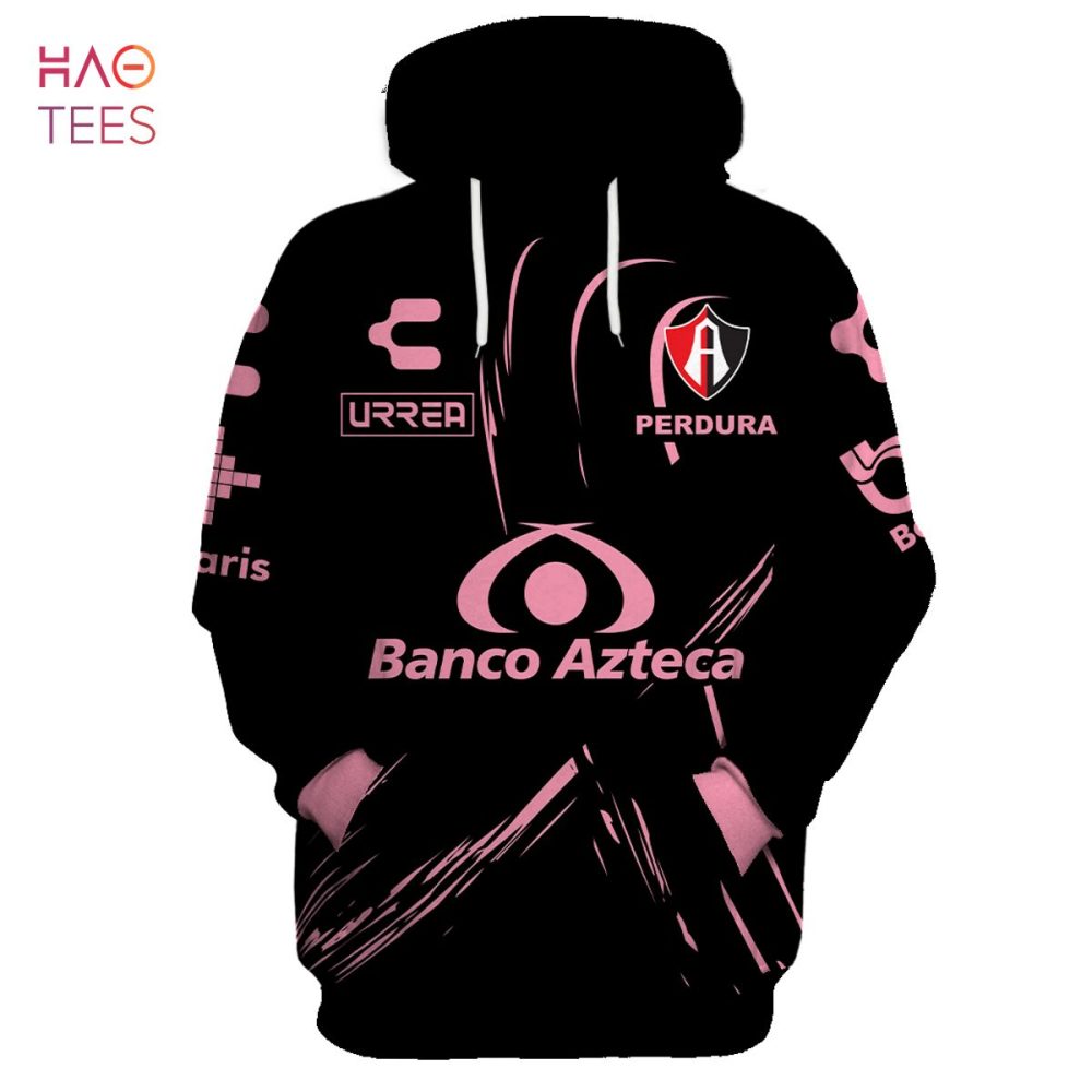 Personalise Club Atlas Charly 2020 21 Breast Cancer Awareness Jersey – Black Pink 3D Hoodie