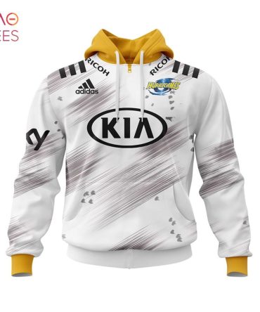 Super Rugby 2021 Hurricanes Away Jersey, Personalized Name & Number 3D Hoodie