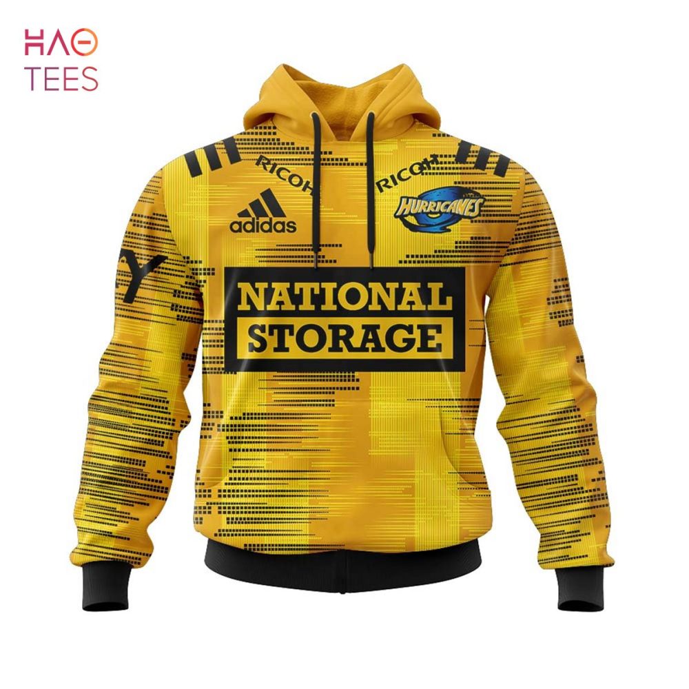 Super Rugby 2021 Hurricanes Home Jersey, Personalized Name & Number 3D Hoodie