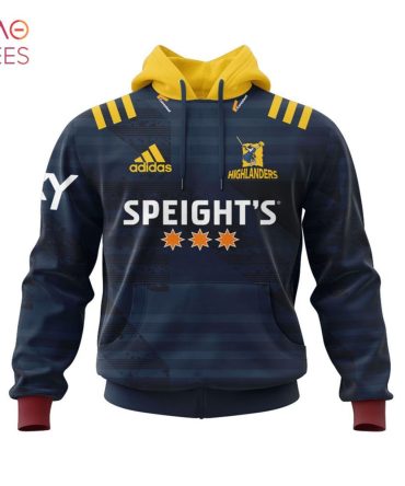 Super Rugby 2021 Otago Highlanders Home Jersey, Personalized Name & Number 3D Hoodie